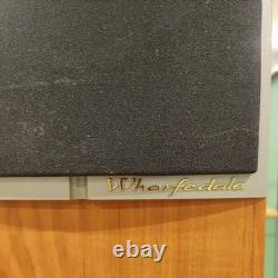 Wharfedale Diamond 8.3 Stereo Speakers, brown floor speakers