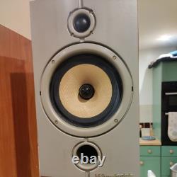 Wharfedale Diamond 8.3 Stereo Speakers, brown floor speakers