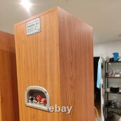 Wharfedale Diamond 8.3 Stereo Speakers, brown floor speakers