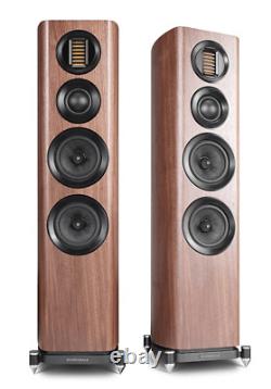 Wharfedale EVO 4.3 Floorstanding Speakers, (White/Walnut) UK model