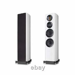 Wharfedale EVO 4.3 Floorstanding Speakers, (White/Walnut) UK model