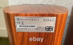 Wharfedale Evo 4.3 150W Compact Floorstanding Speaker Pair Walnut