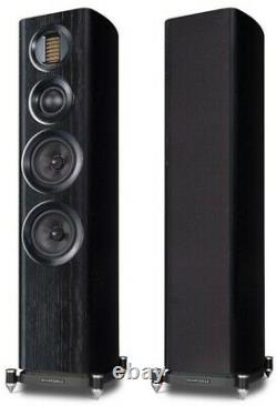 Wharfedale Evo 4.3 Speakers PAIR Black Floor Standing Loudspeakers 3 Way