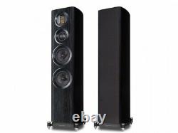 Wharfedale Evo 4.3 Speakers PAIR Black Floor Standing Loudspeakers 3 Way
