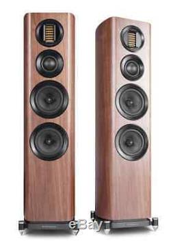 Wharfedale Evo 4.3 Speakers Walnut Floorstanding Loudspeaker 3 Way