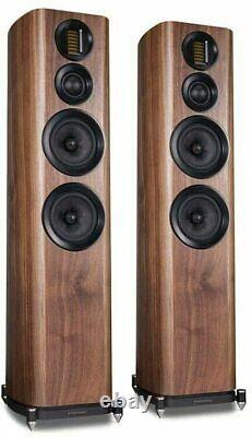 Wharfedale Evo 4.4 Pair of Walnut Floor Speakers