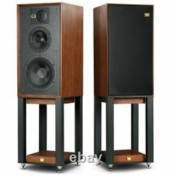 Wharfedale Linton Heritage Speakers Walnut and Stands Floorstanding Loudspeakers