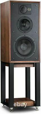 Wharfedale Linton Heritage Speakers Walnut and Stands Floorstanding Loudspeakers