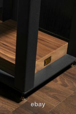 Wharfedale Linton Heritage Speakers Walnut and Stands Floorstanding Loudspeakers