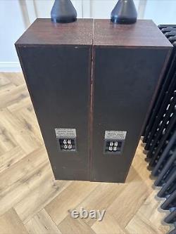 Wharfedale Modus Eight 125W Floor Standing Speakers Vinatge Hifi Walnut YORK