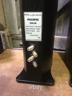 Wharfedale Pacific EVO-40 Floor Standing Speakers 30-200w Watts 6 Ohms Black Ash