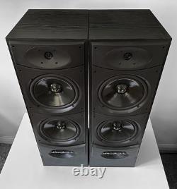 Wharfedale Valdus 400 Floor Standing Speakers Pair 150W Black Ash