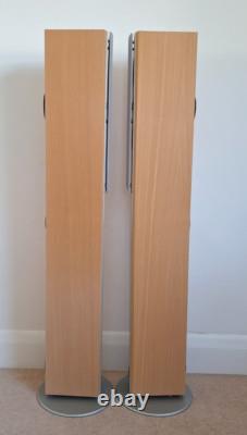 Yamaha NS225F Wood Grain Floor Standing Speakers High Quality Sound Tested
