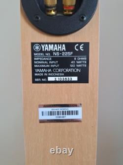 Yamaha NS225F Wood Grain Standing Speakers Quality Sound Tested Collection only