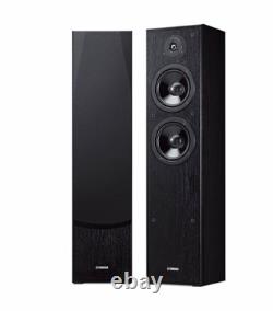 Yamaha NS-F51 2.0 Channel Wired Floorstanding Tower Speakers Pair Black
