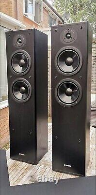 Yamaha NS-F51 Floor Standing Speakers Black, Set Of 2. Mint Cond. Hardly Used