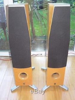 Yamaha Soavo 3 Floor Standing Speakers In Birch Wood