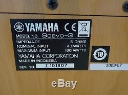 Yamaha Soavo 3 Floor Standing Speakers In Birch Wood